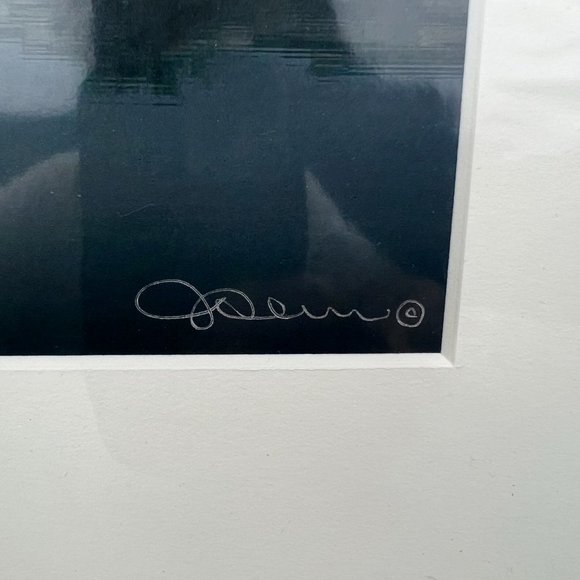 Michael J Leu Art Print SIGNED /300 6x10 Cityscape Village Water Bridge Poster 1 - Picture 4 of 8